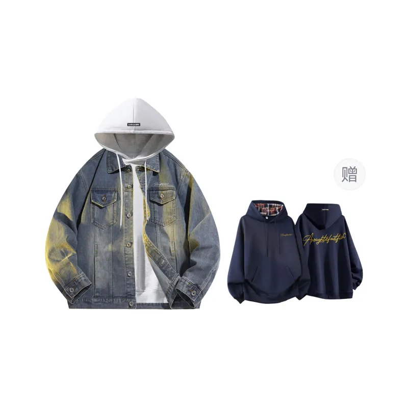 FASTFISH Denim Jackets Unisex-17