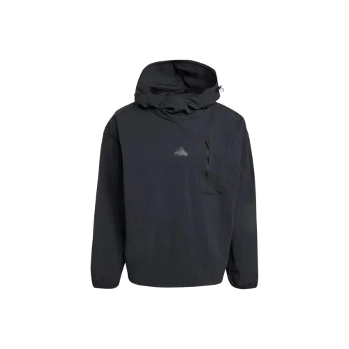 Adidas Free Shipping With AdiClub City Escape Woven Hoodie