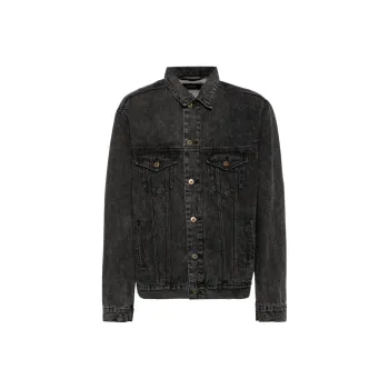 WE11DONE Jeff Rhinestone Denim Jacket