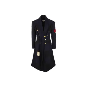 GREG LAUREN Coats Men Navy