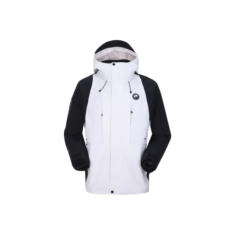 Panda Carefree Play Series Water Resistant Windproof Wear Resistant Warm Windbreaker Jacket Unisex-0