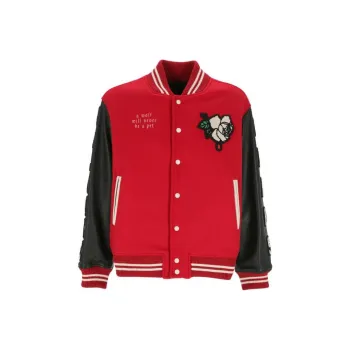 UNDERCOVER X Kamilla Tolnø Wolf Rose Varsity Jacket