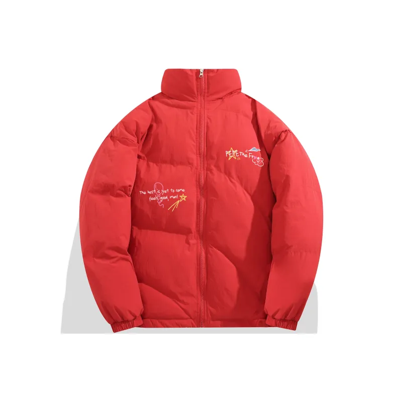 Pepe The Frog Puffer Jacket Unisex-7