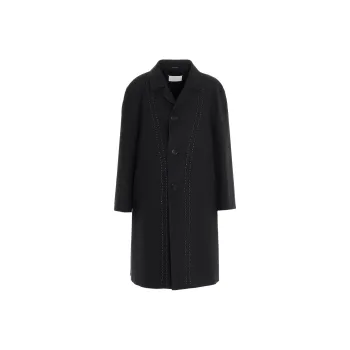 Maison Margiela Coats Men Black