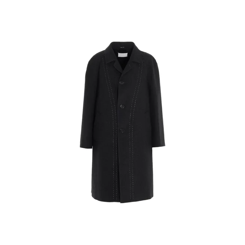Maison Margiela Coats Men Black-0