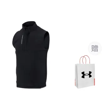 Under Armour Vest Unisex Black Shopping Bag Included