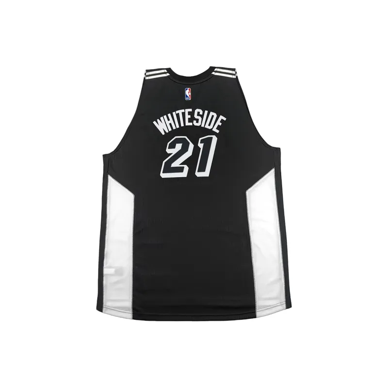 Adidas x NBA Miami Heat SWINGMAN Fan Edition Basketball Jersey Unisex Black-1