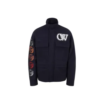 OFF-WHITE Moon Phase Varsity Jacket