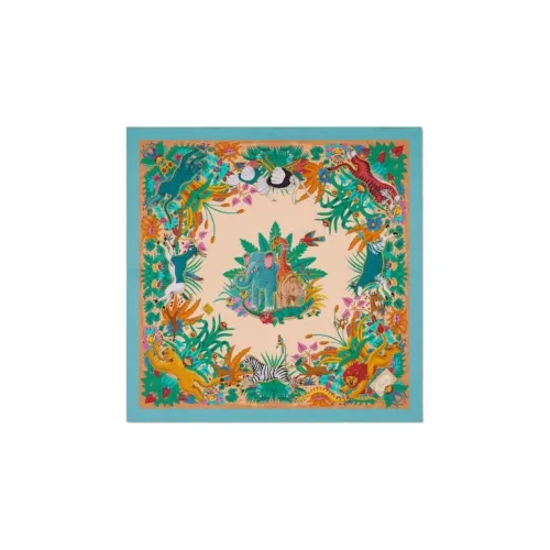GUCCI Silk Twill Headwraps Women's Multicolor