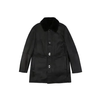 Ferragamo Coats Men Black