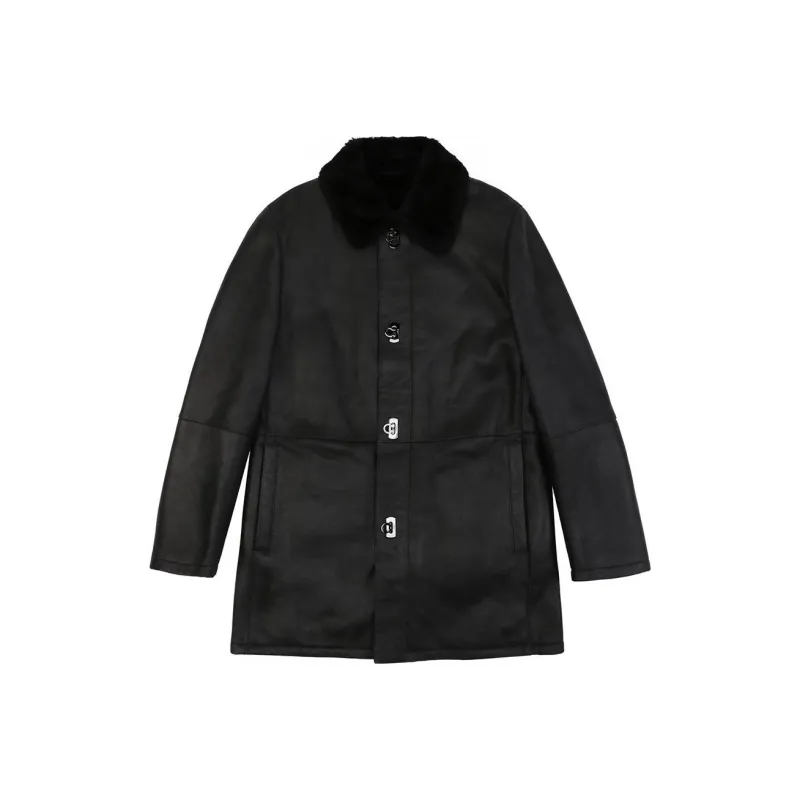 Ferragamo Coats Men Black-0