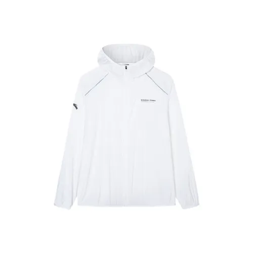 ANTA Variety Training Collection Sun Protection Clothing Men Coix Seeds White