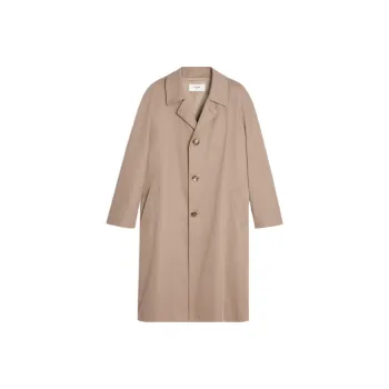 CELINE Oversized Mac Coat In Technical Cotton