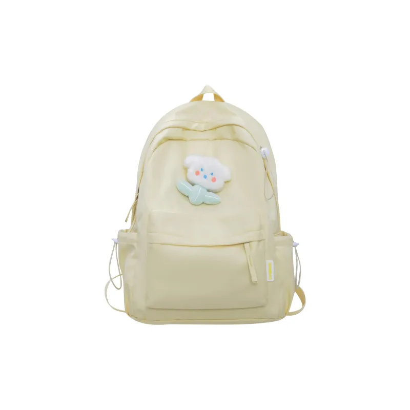 ZOGA Nylon Backpack Women's Green/Ecru/Khaki/Light Yellow/Black/Pink-9