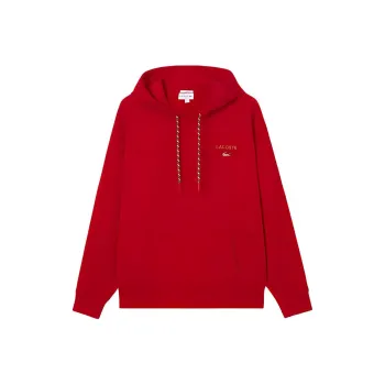 LACOSTE Auspicious Snake New Year Collection Sweatshirt Unisex Red