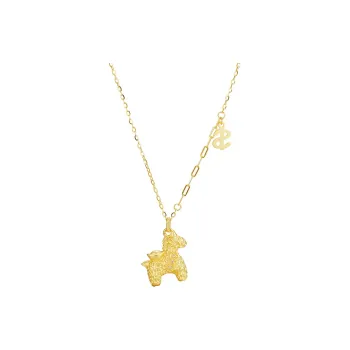 Heart Grass S925 Silver Necklaces Women's