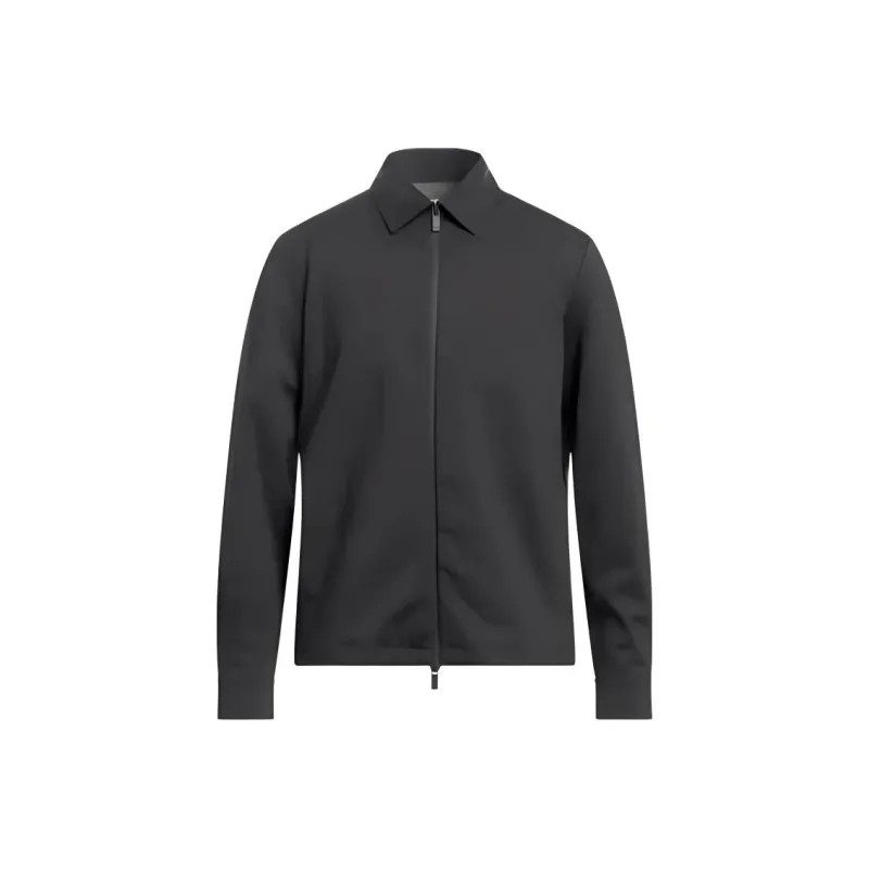 Zzegna Jackets & Coats Men's Black-0