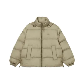 LACOSTE Puffer Jacket Unisex Khaki
