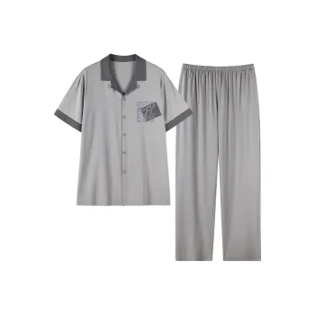 GOSO Pajama Set Men's Light Gray