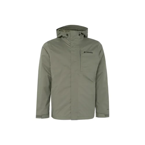 Columbia Omni Heat Waterproof Thermal Heat Reflective Windbreaker Jacket Men's Green