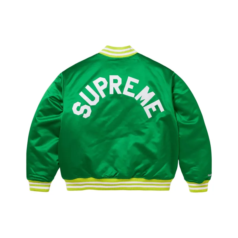 Supreme Mitchell & Ness Satin Varsity Jacket FW24-6