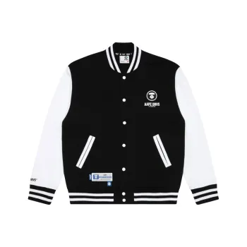 Aape Baseball Jerseys Men Black BKX