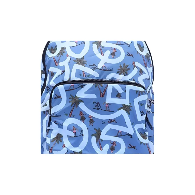 COACH Packable Nylon Backpack Large Size Men's Blue-3