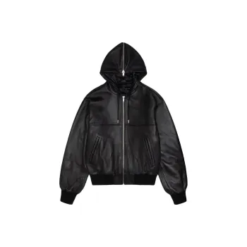 Stussy Ss Link Leather Bomber Jacket