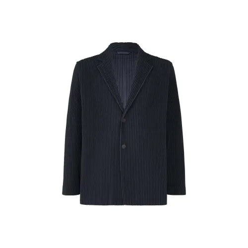 ISSEY MIYAKE Jackets Coats Men's Marine Blue