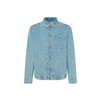 Pepe Jeans Denim Jacket Men's Denim Blue