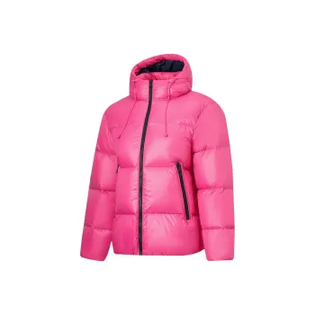 LiNing Sports Fashion Collection Down Jacket Unisex Black Cool Rose Red