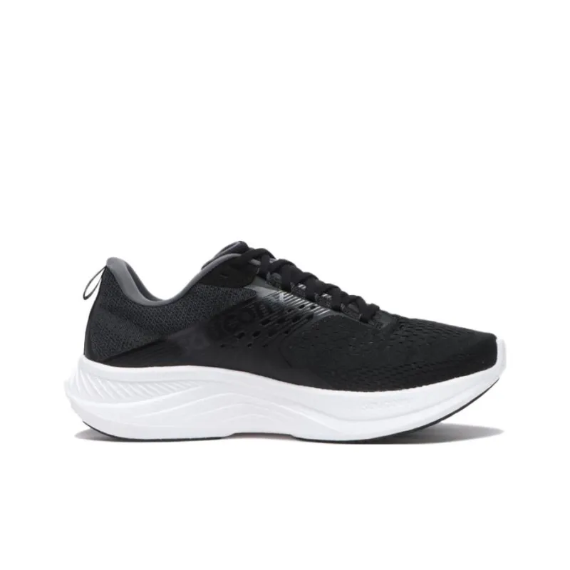 Saucony RIDE 17 Anti Slip Wear Resistant Low Top Running Shoes Unisex Black-1