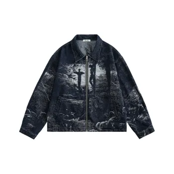 DOH STORE Denim Jacket Unisex Midnight Blue
