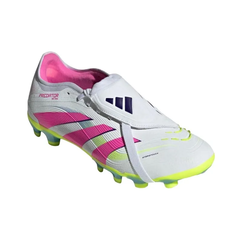 Adidas Predator Pro Fold Over Tongue FG/MG Cloud White Lucid Pink Lucid Lemon-2