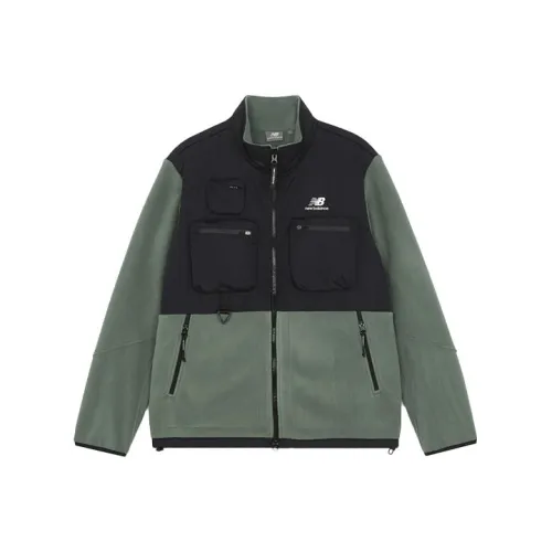 New Balance Jackets Coats Unisex Black Green