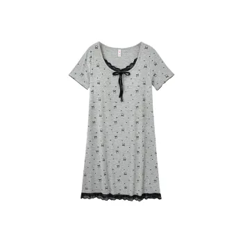 Sleeping Beauty Nightgown Women's Light Gray
