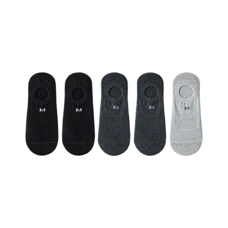 Cotton Gene No Show Socks Men's 5 Pack-6