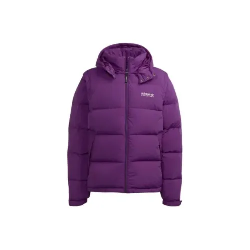 Adidas Originals Classic Clover Series Down Jacket Men's Purple