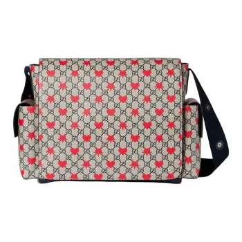GUCCI Cruise Canvas Bag, Crossbody Bag, Shoulder Bag Tubas Women's Beige & Blue