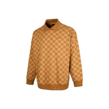Vans TONAL CHECKER Sweatshirt Men's Yellow
