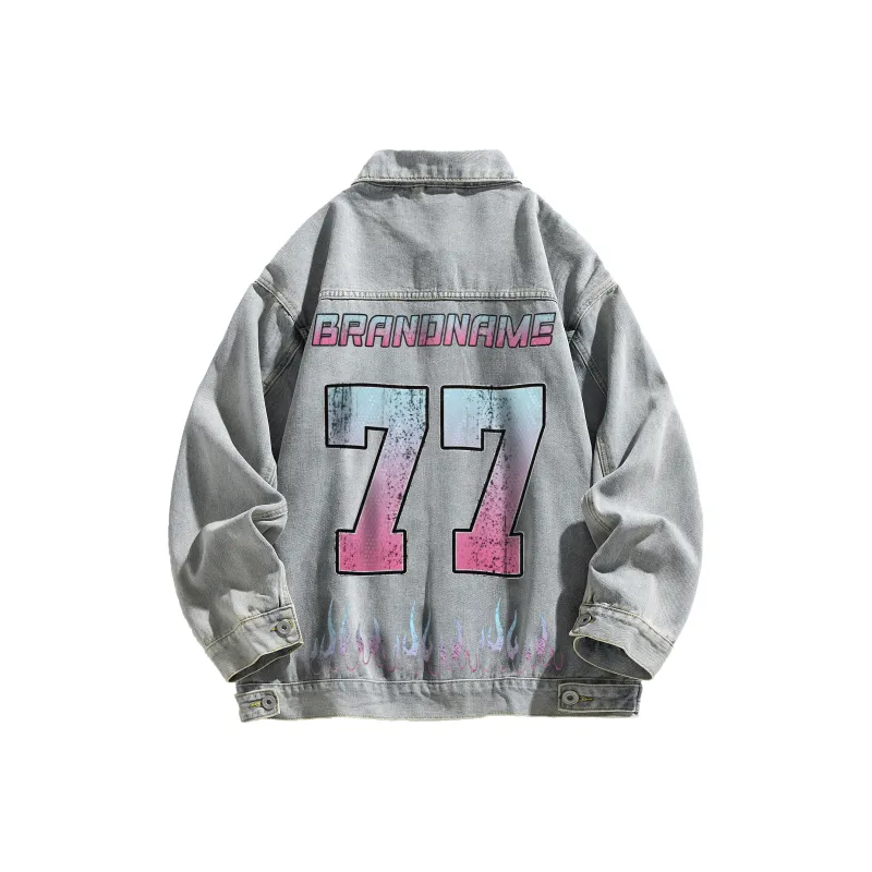 VXOXV Denim Jackets Unisex-5