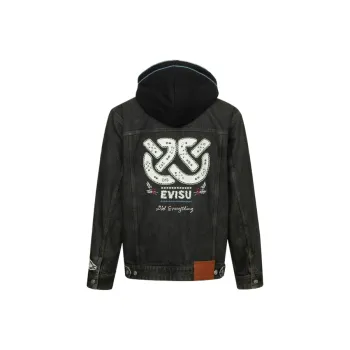 EVISU Patchwork Denim Jacket