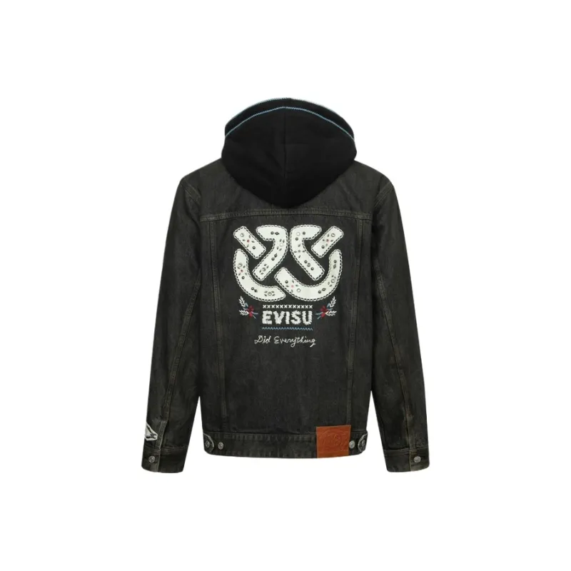 EVISU Patchwork Denim Jacket-0