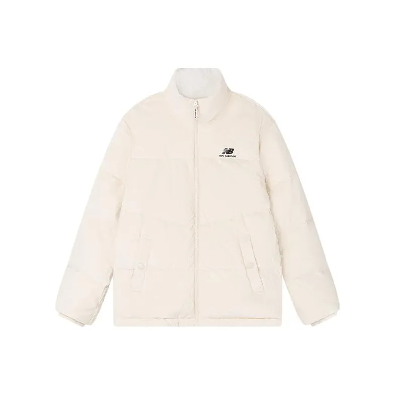 New Balance UNI Active Down Jacket Unisex Ecru-0