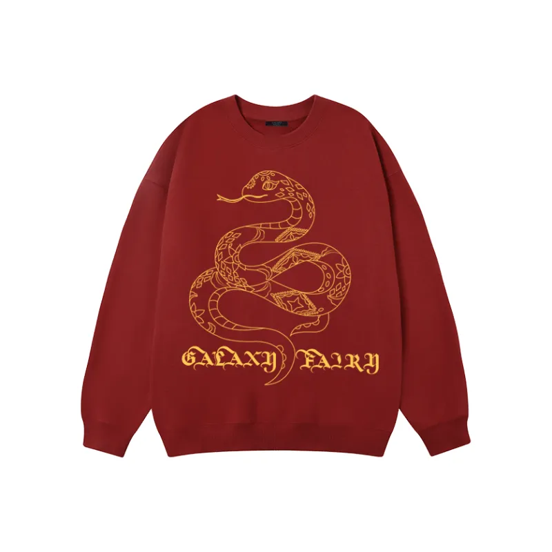 GALAXY FAIRY Sweatshirt Unisex Red-0