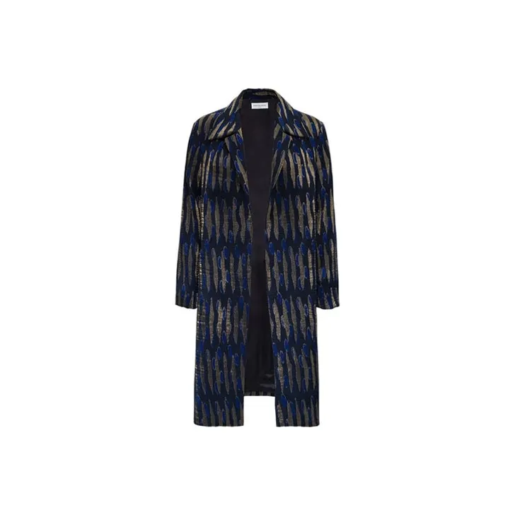 DRIES VAN NOTEN Coats Unisex Blue-0