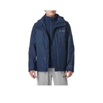 Columbia Waterproof And Warm Windbreaker Jacket Men's Blue