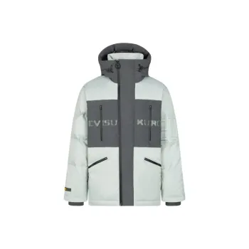 EVISU Down Jackets Men Gray