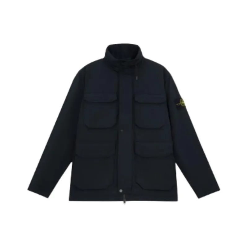 STONE ISLAND Compass Badge Funnel Neck Puffer Jacket-0