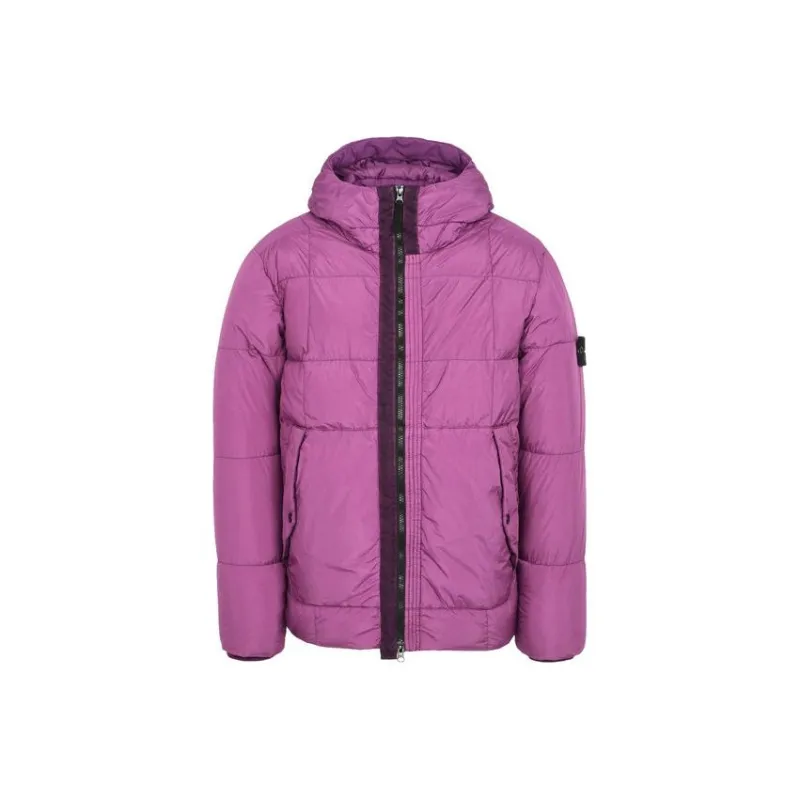 STONE ISLAND Down Jackets Men Purple-0